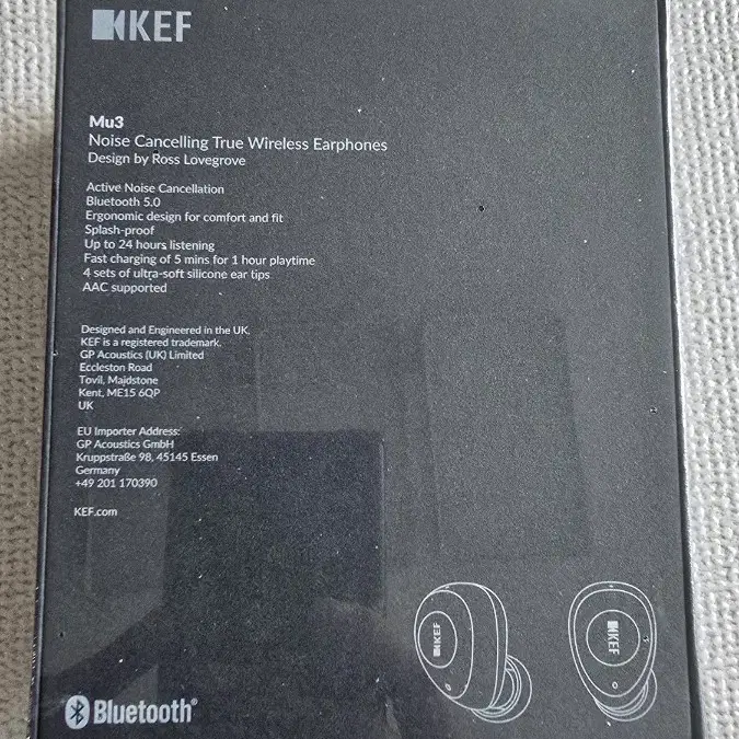 [미개봉] 영국산, KEF MU3 노이즈캔슬링 True Wireless