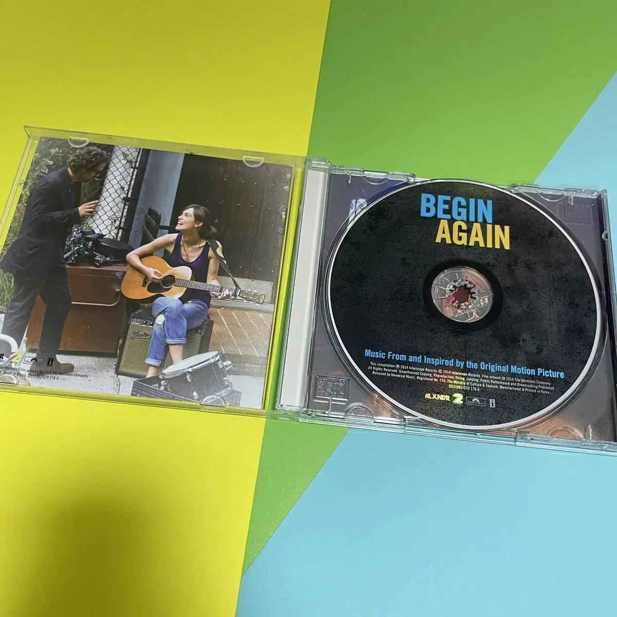 [중고음반/CD] 비긴 어게인 BEGIN AGAIN 영화음악 OST