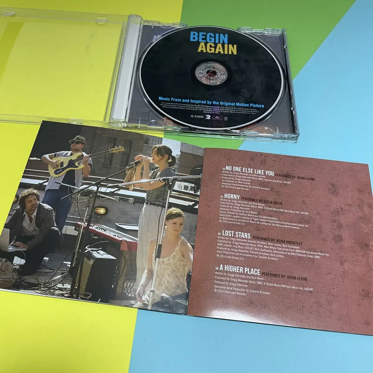 [중고음반/CD] 비긴 어게인 BEGIN AGAIN 영화음악 OST