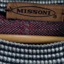 <b>MISSONI</b> 체크 니트 | Unisex(10-6)