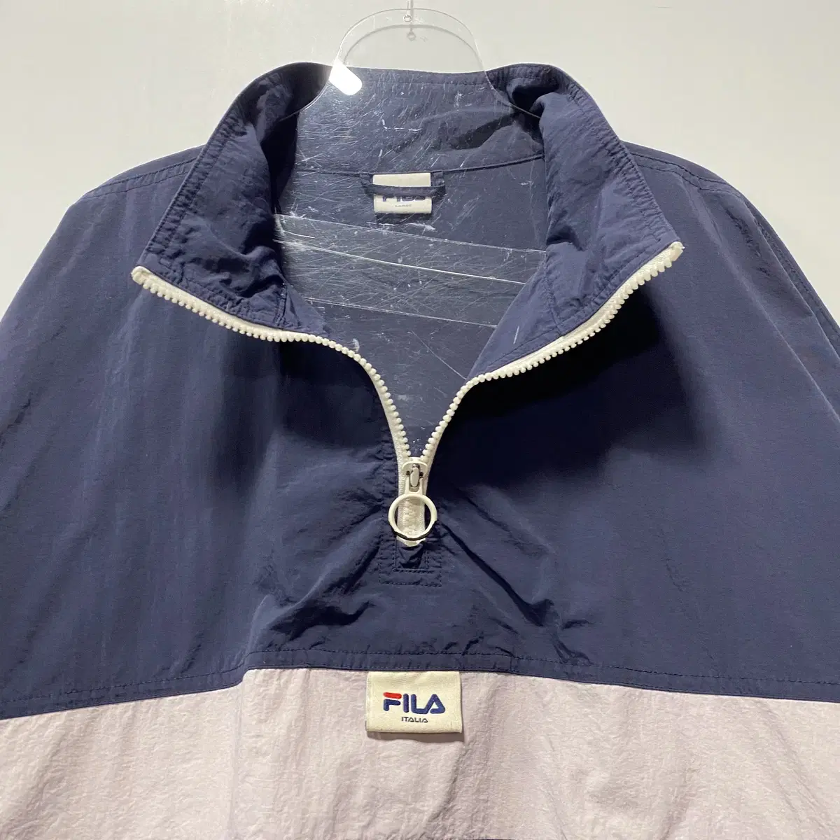 FILA 컬러블럭킹 아노락 바람막이 L 25010605