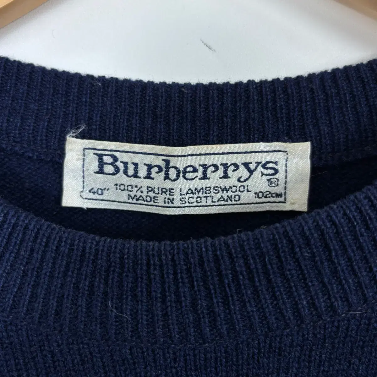 (무료배송) 1990s Burberrys 버버리 스코틀랜드 울 니트