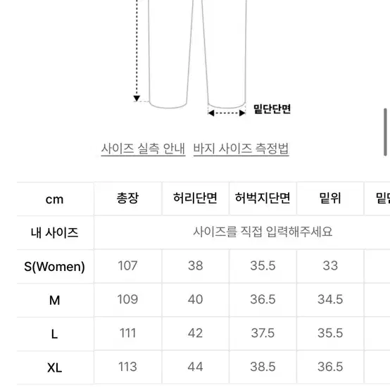 밀로아카이브 커브드 팬츠 네이비 M