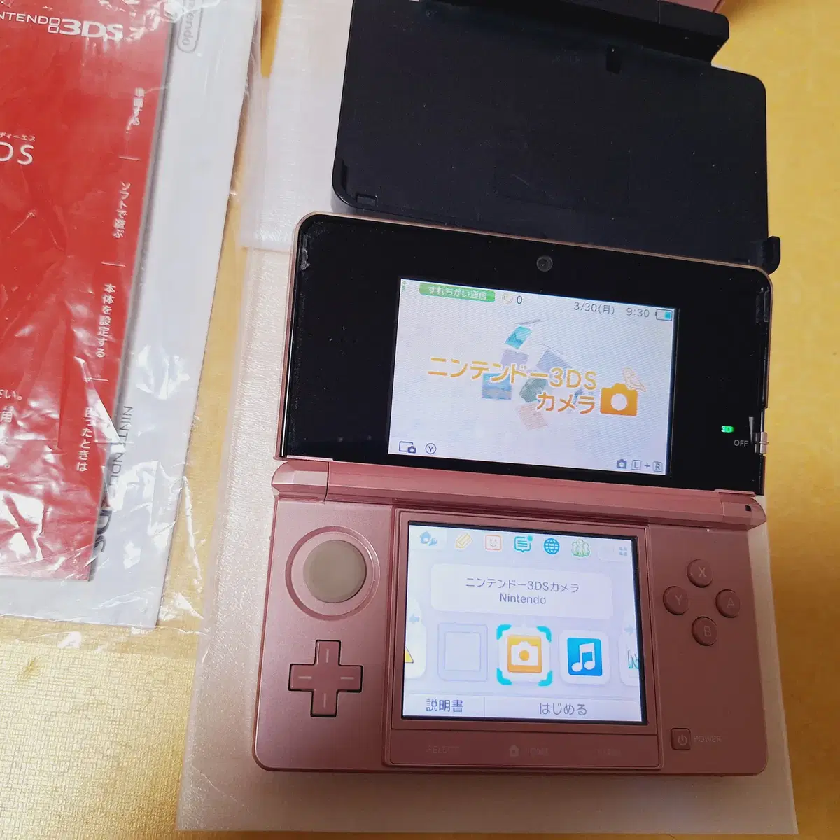 미품급 닌텐도 3DS 핑크 삼다수 3dsll xl dslite 아님