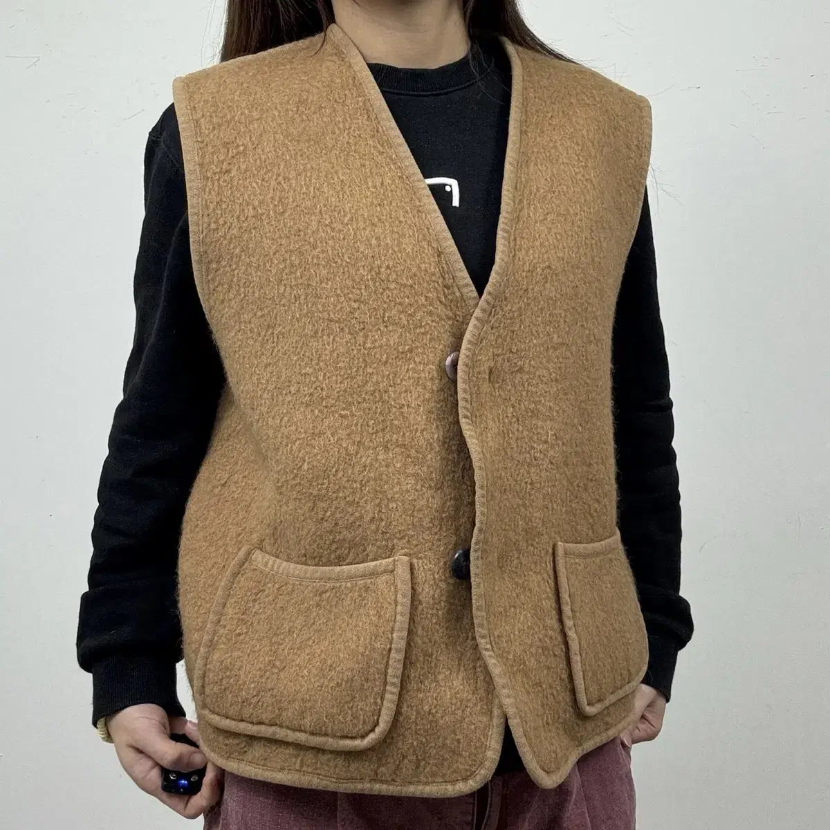 (무료배송) GOBI 고비 몽골 Camelwool 낙타털 베스트