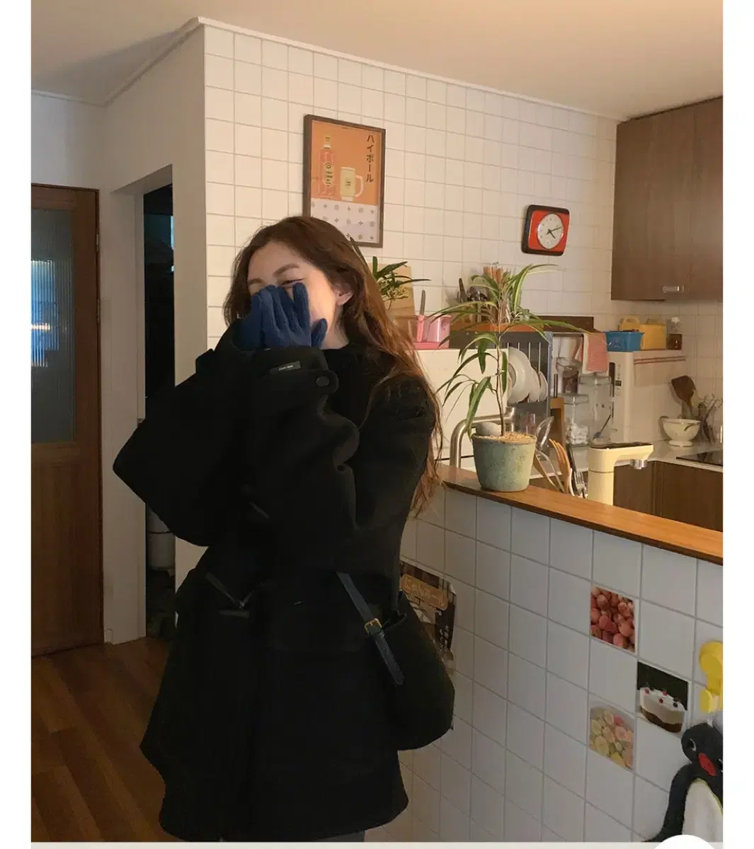 데일리마켓 handmade half duffle coat 더플코트 떡볶이