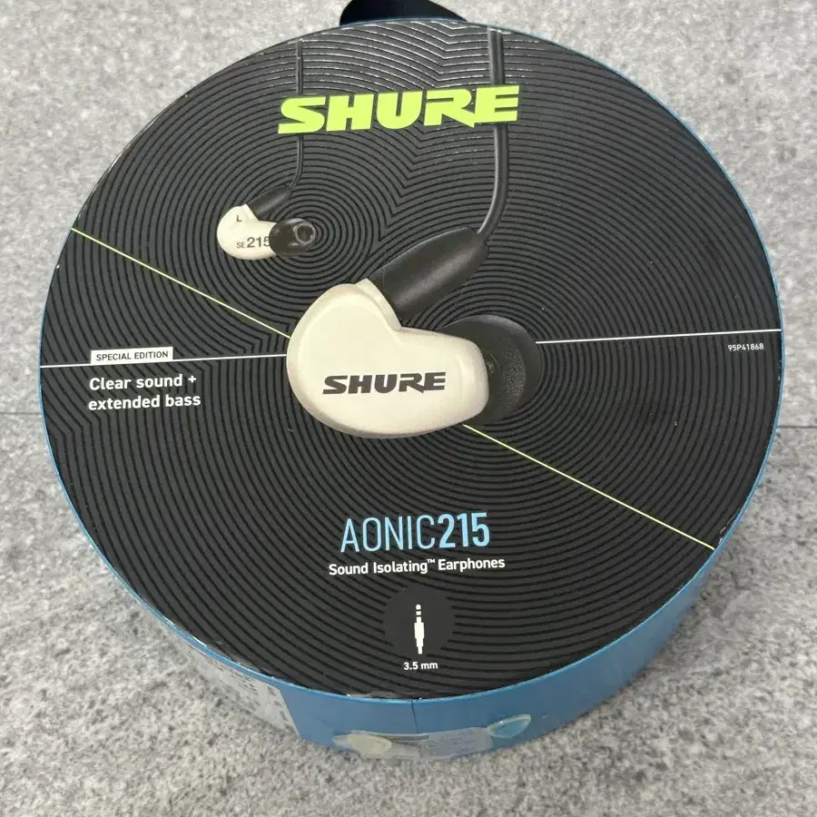 SHURE 슈어 AONIC215 UNI 인이어 모니터 SE215