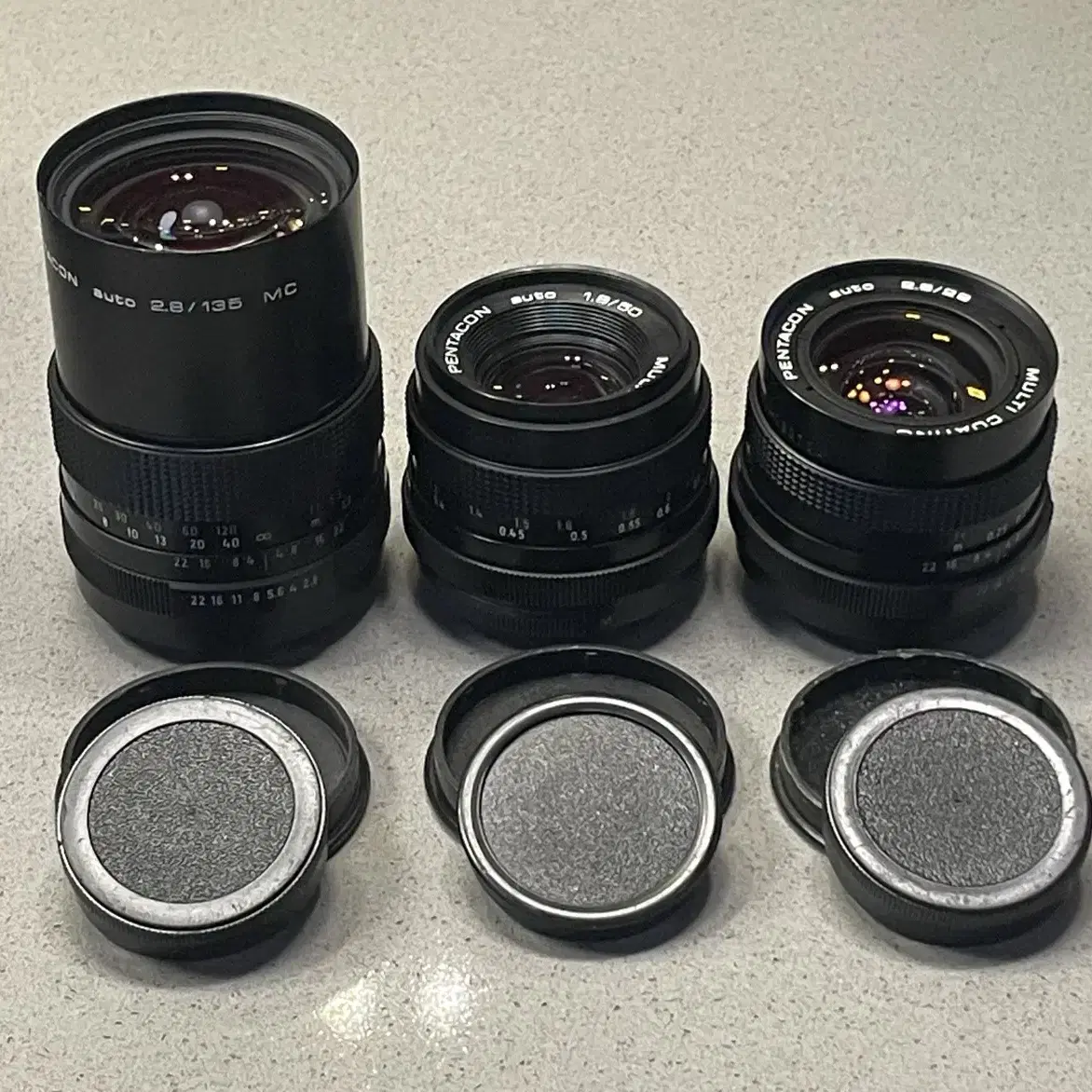 SA+ M42 펜타콘 29 50 135mm 렌즈 일괄 PENTACON