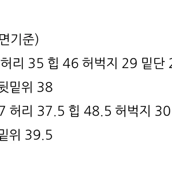 런던플랏 뉴클래식 데님 연청 워싱 M 기장 수선