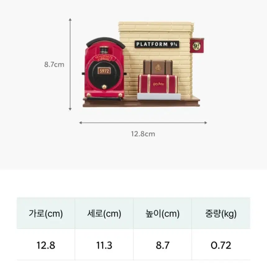 (무료배송) 스타벅스 해리포터 열차 플랫폼 데스크 오거나이저