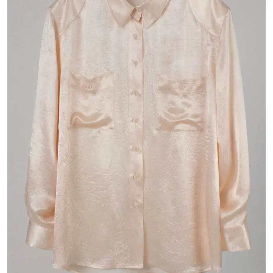 오버듀플레어SATIN LABEL OVERFIT SHIRTS