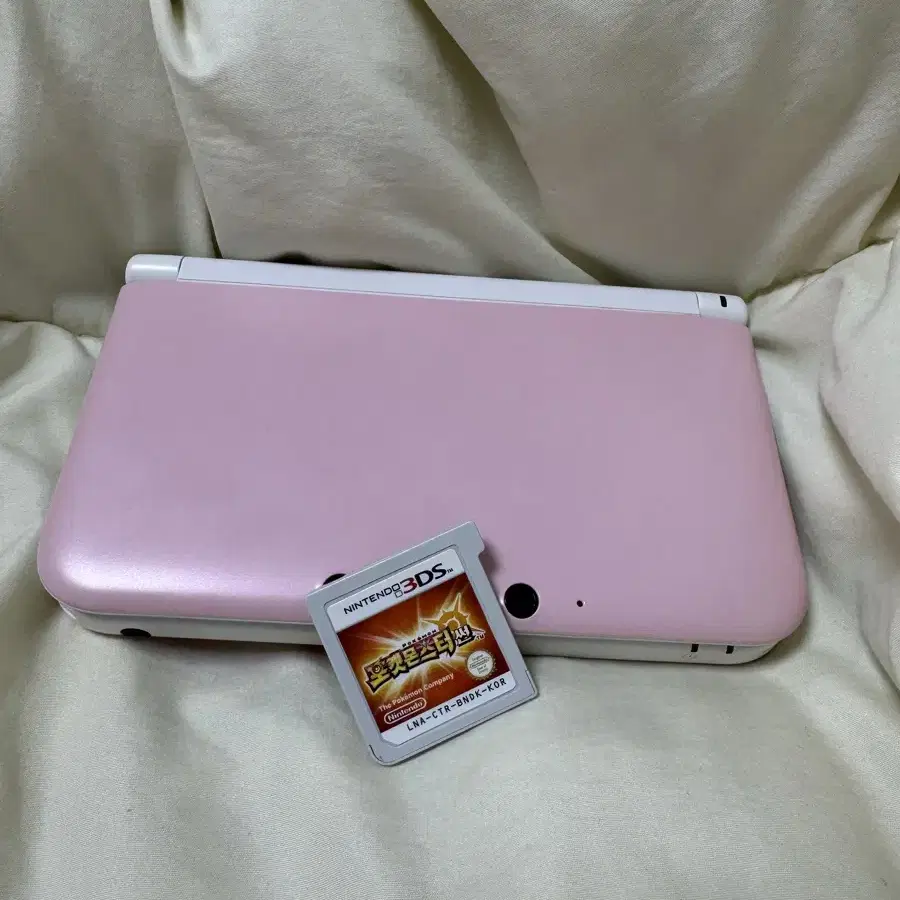 급처 (국내정품) 닌텐도3ds xl 핑크색 충전기 포함