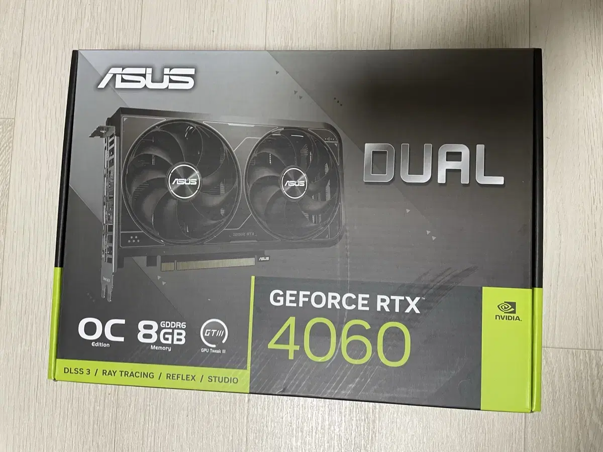 ASUS 4060 DUAL 미개봉 판매 (~28년 9/25일까지)