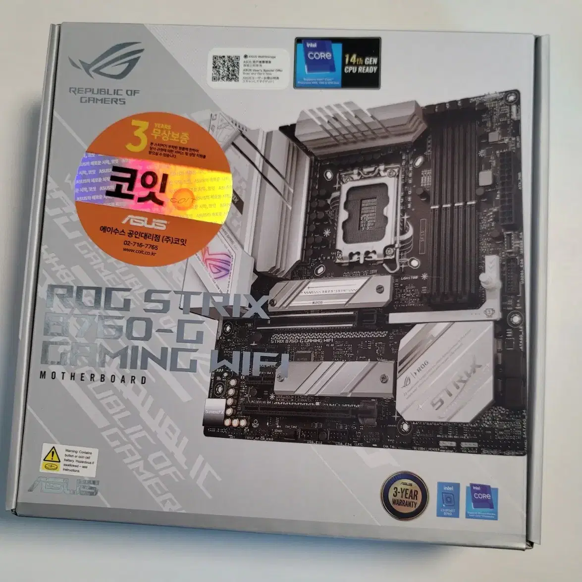 미개봉 ASUS B760M G GAMING 신품