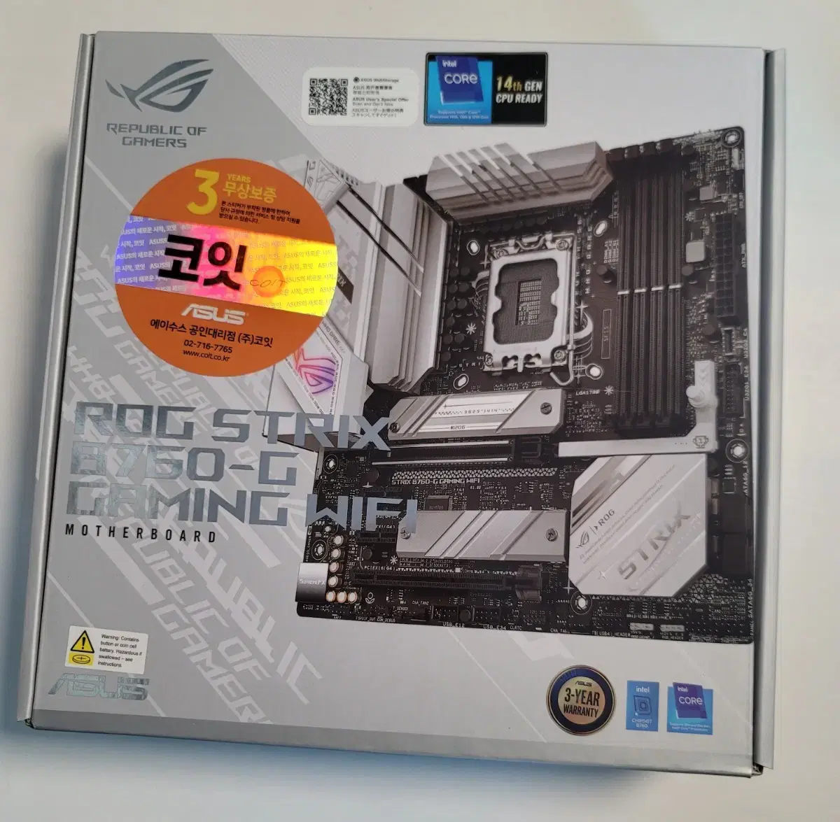 미개봉 ASUS B760M G GAMING 신품