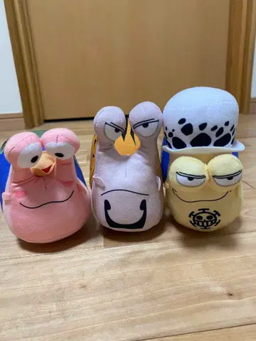 원피스 원피스 애벌레 봉제 인형 루피 로우 루치 3종 세트