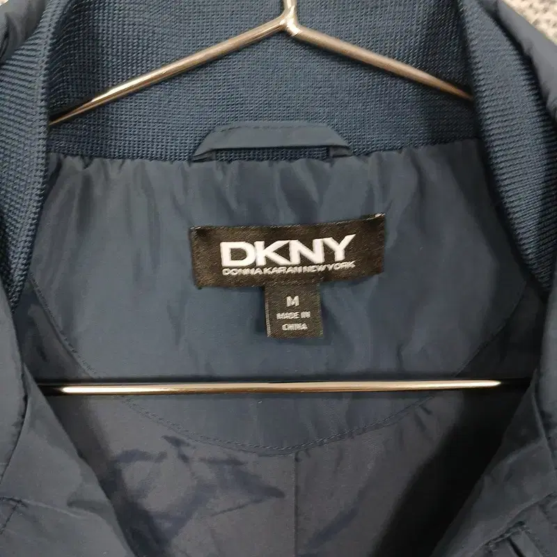 DKNY 네이비 남성 캐주얼 나일론 트렌치 코트 M