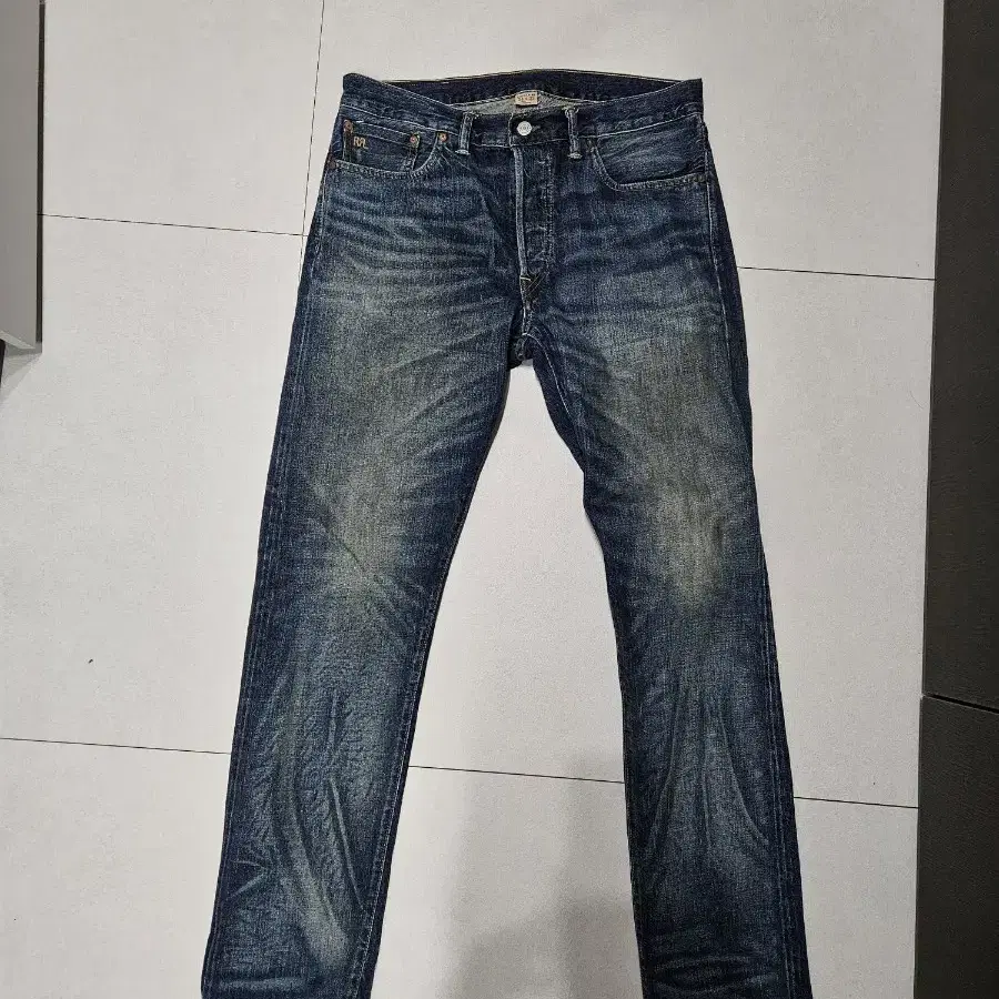 RRL Slim Narrow 데님 34/32 더블알엘