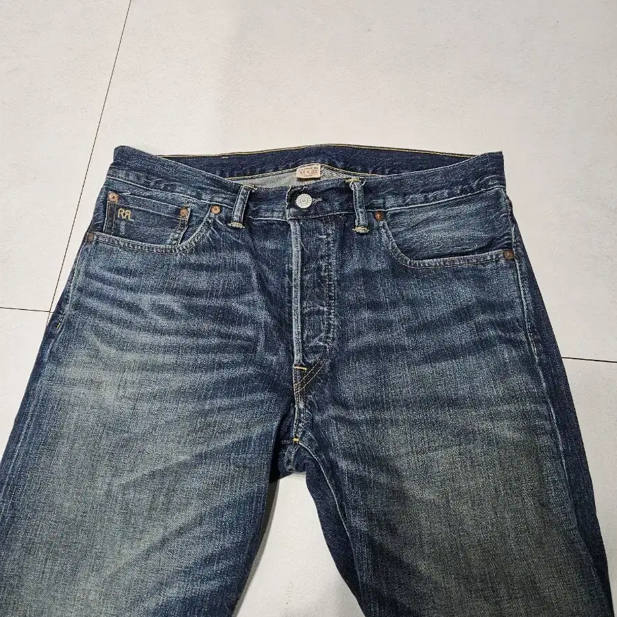 RRL Slim Narrow 데님 34/32 더블알엘