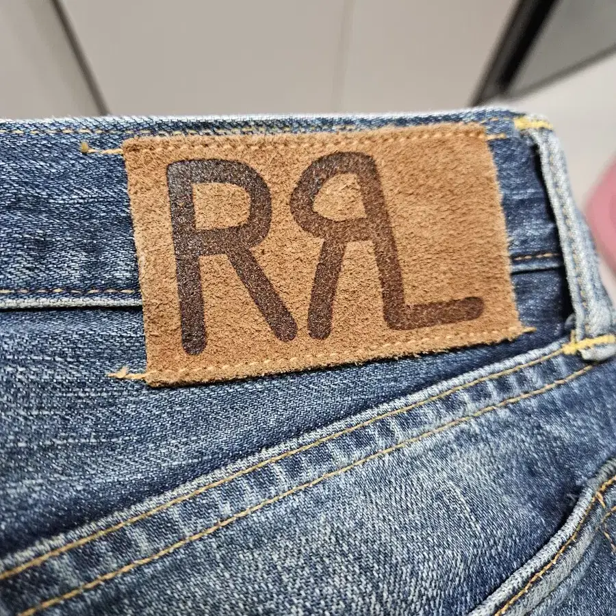 RRL Slim Narrow 데님 34/32 더블알엘