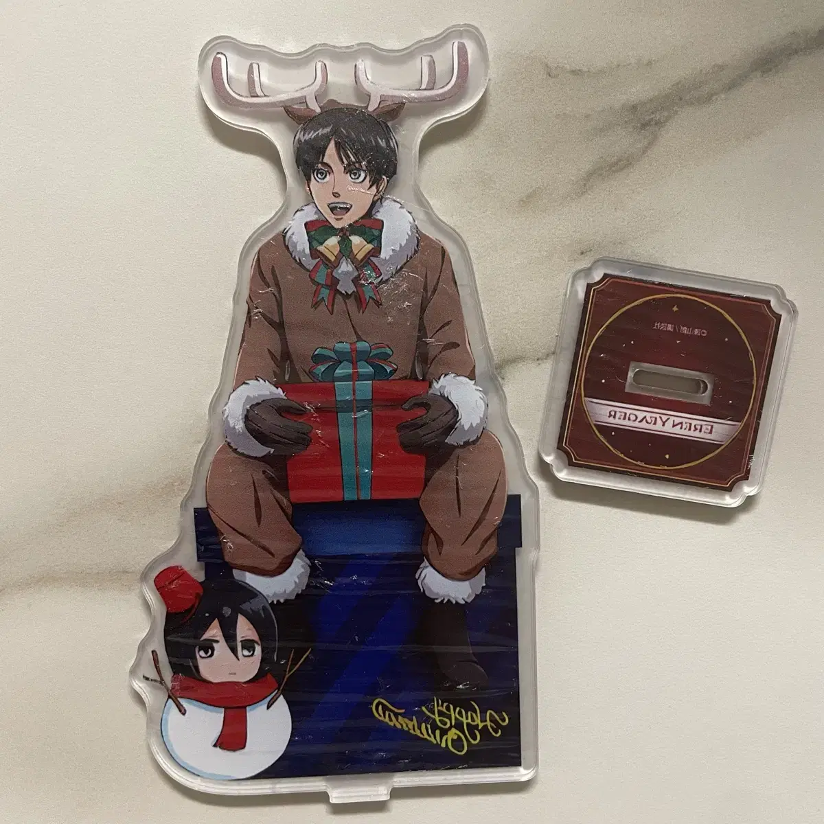 Attack on Titan jin ellen prince hotel christmas rudolph acrylic stand