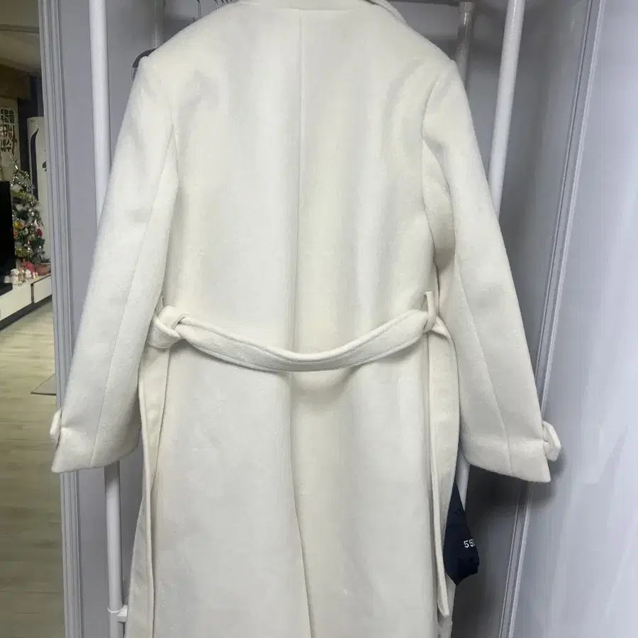 리엘 Envy single wool coat (ivory)