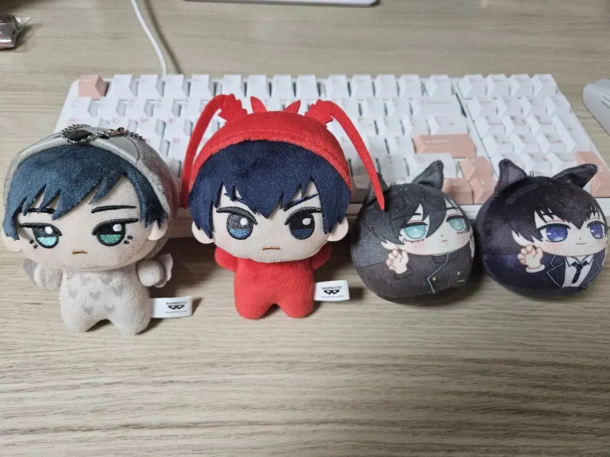 BLUELOCK Rin Isagi Animal Chibinui + Unofficial Manju Doll Bulk