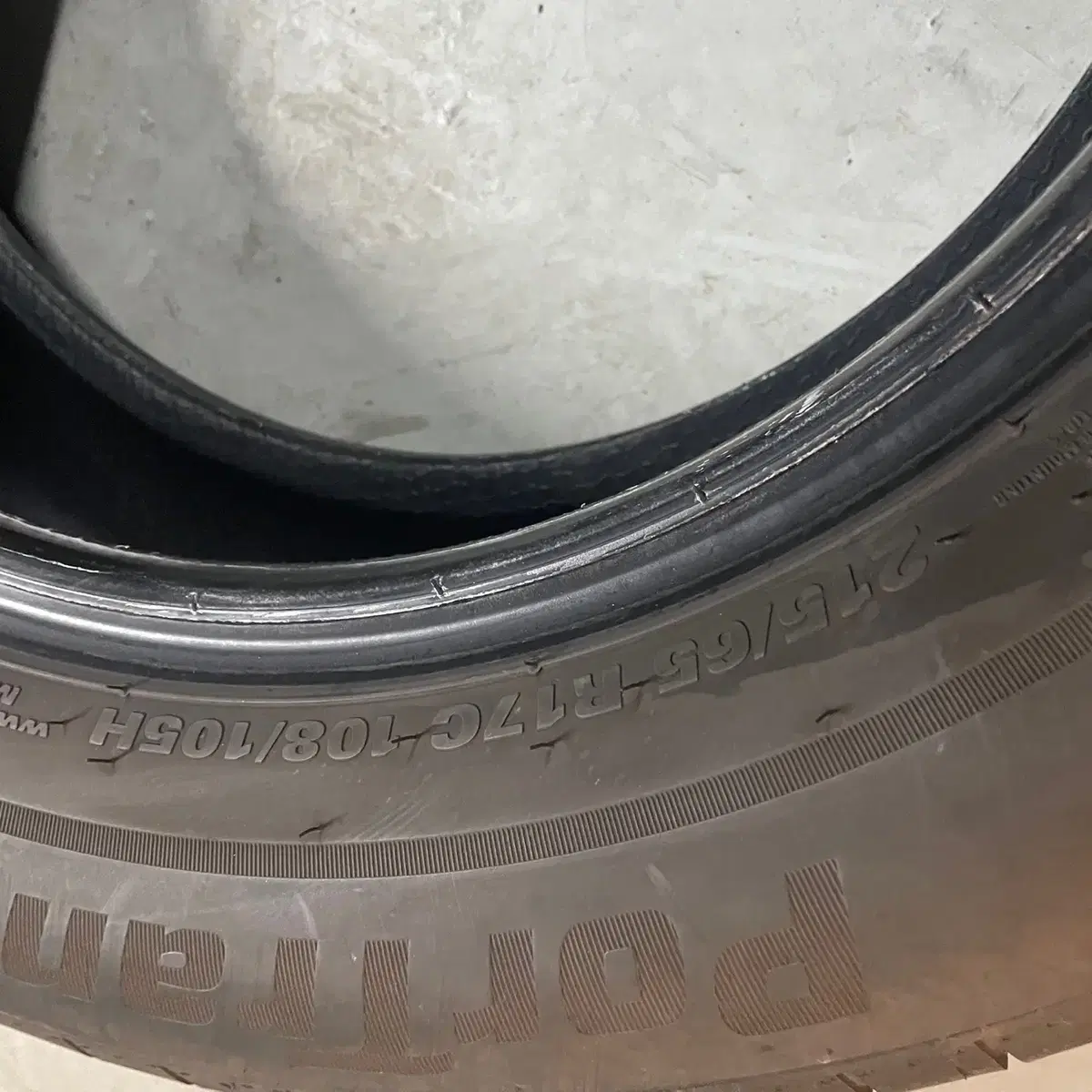 215/65R17C 금호타이어 PORTRAN KC53 중고타이어 당일장착