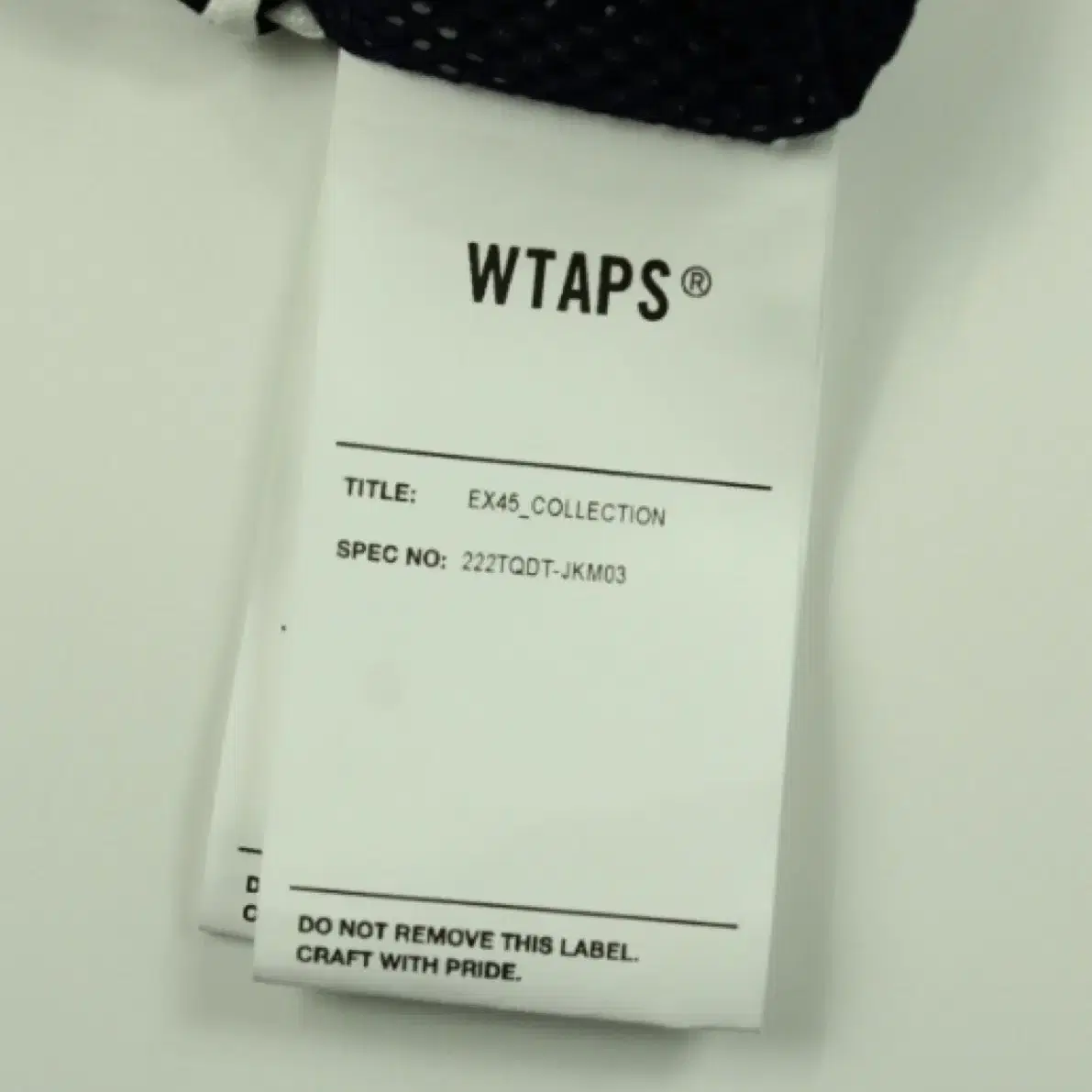 [3] wtaps 체크 풀오버 탑