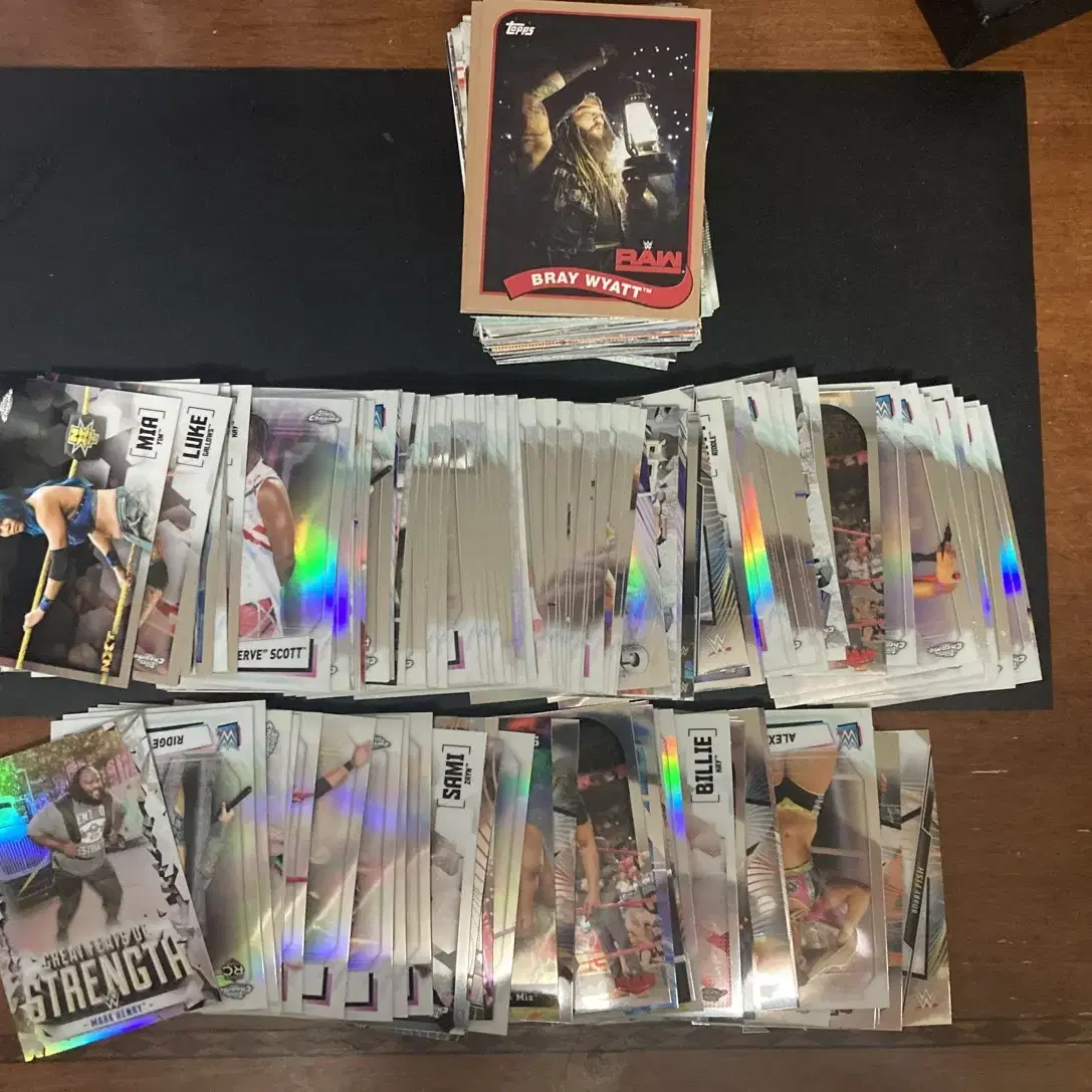 Topps Chrome WWE 카드 랏