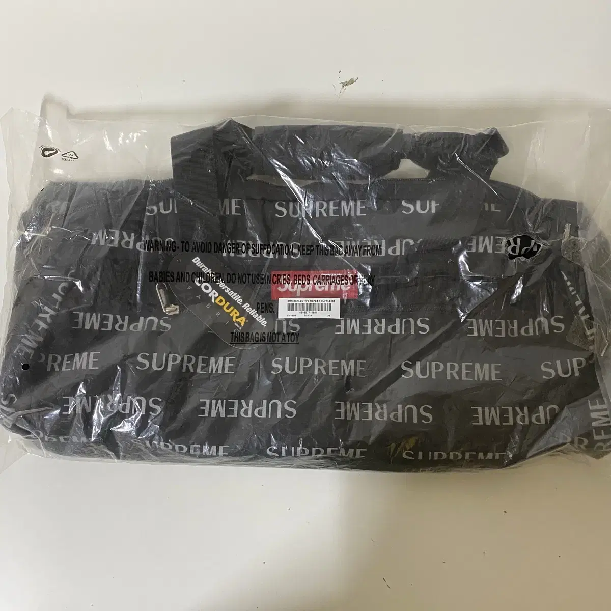 [Free] 16FW 슈프림 Supreme 3M 리플렉티브 더플백 블랙