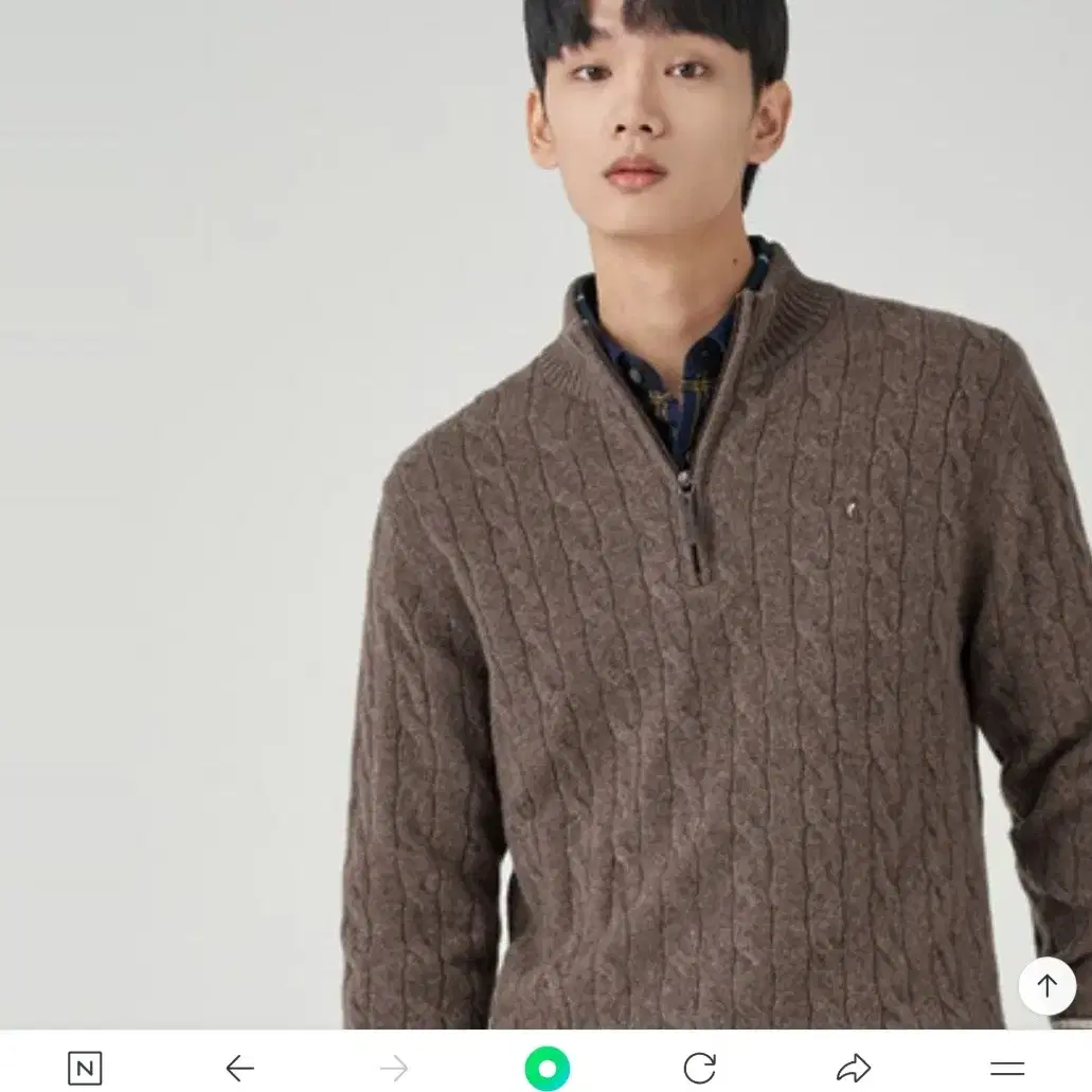 삼성 BEANPOLE 순모 100% 골드100사이즈 ㅡ끝판왕 브라운 신상