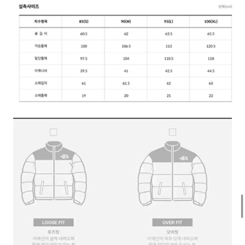 노스페이스 푸퍼 온볼자켓 패딩