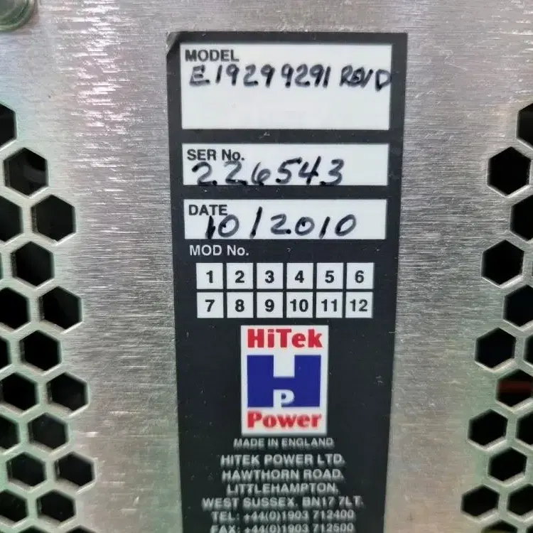 HiTek Power OLS10K-353-16 고전압 파워서플라이