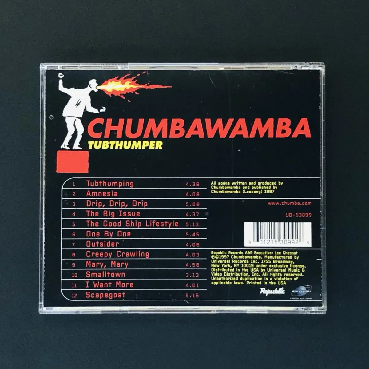 [CD중고] 첨바왐바 (Chumbawamba) / Tubthumper