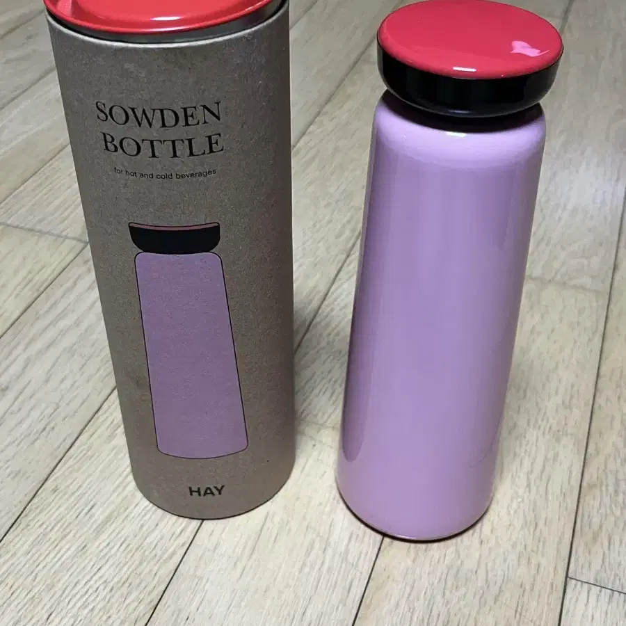 [미사용 제품] HAY Sowden 보틀 핑크 350ml