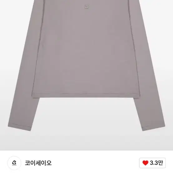 코이세이오 로고 롱슬리브 라이트퍼플 SYMBOL LOGO LONGSLEE