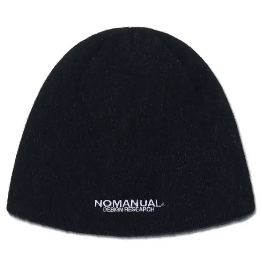 노매뉴얼) NM HAIRY BEANIE BK F