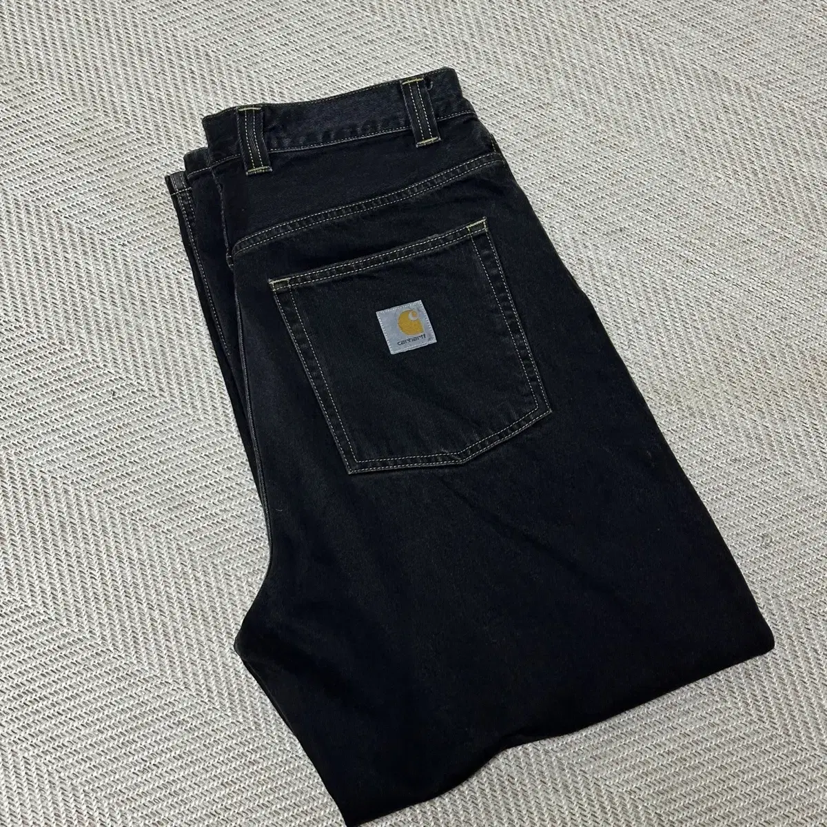 Calhart WIP Brandon Pants Smith Black Stone Washed M