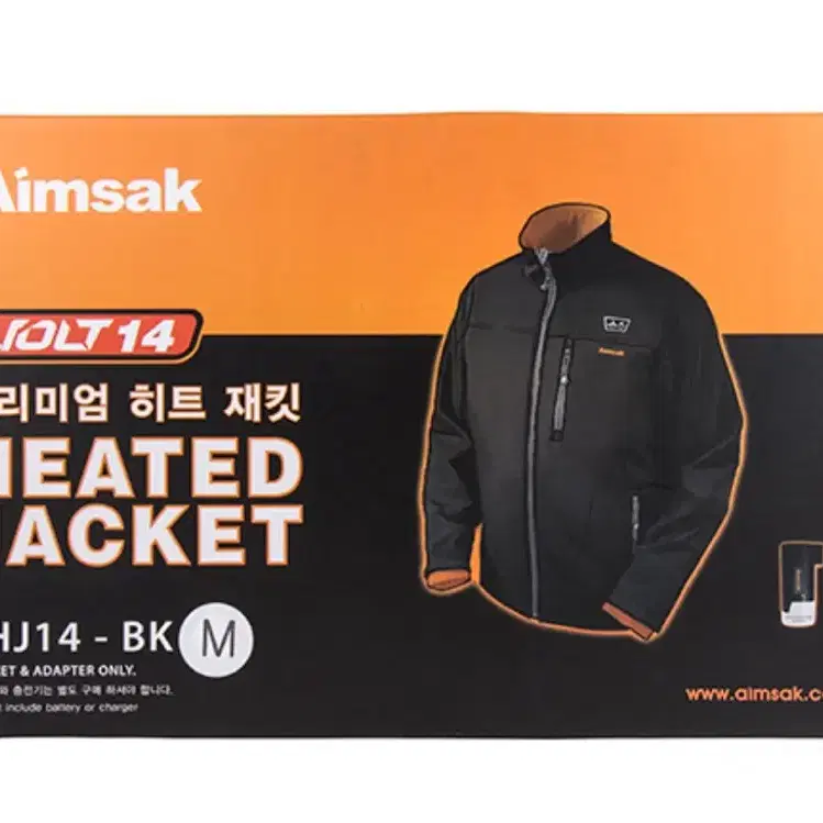 아임삭 프리미엄 히트 자켓 14.4V AHJ14-BK(M) 95~100