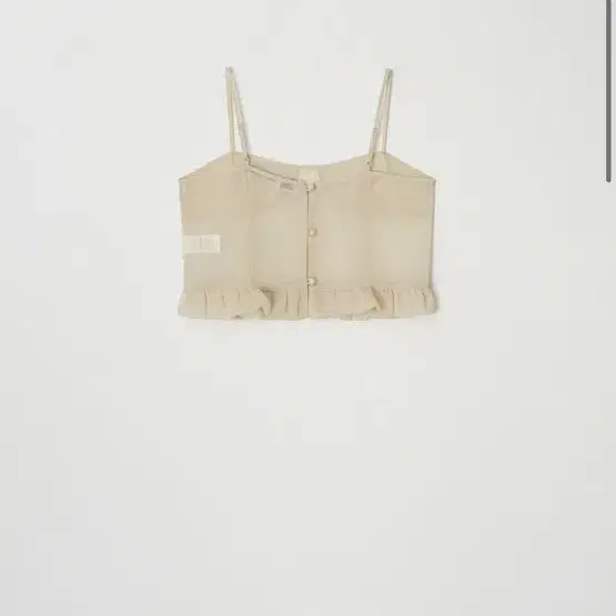 Atelier edition sheer bustier (beige)