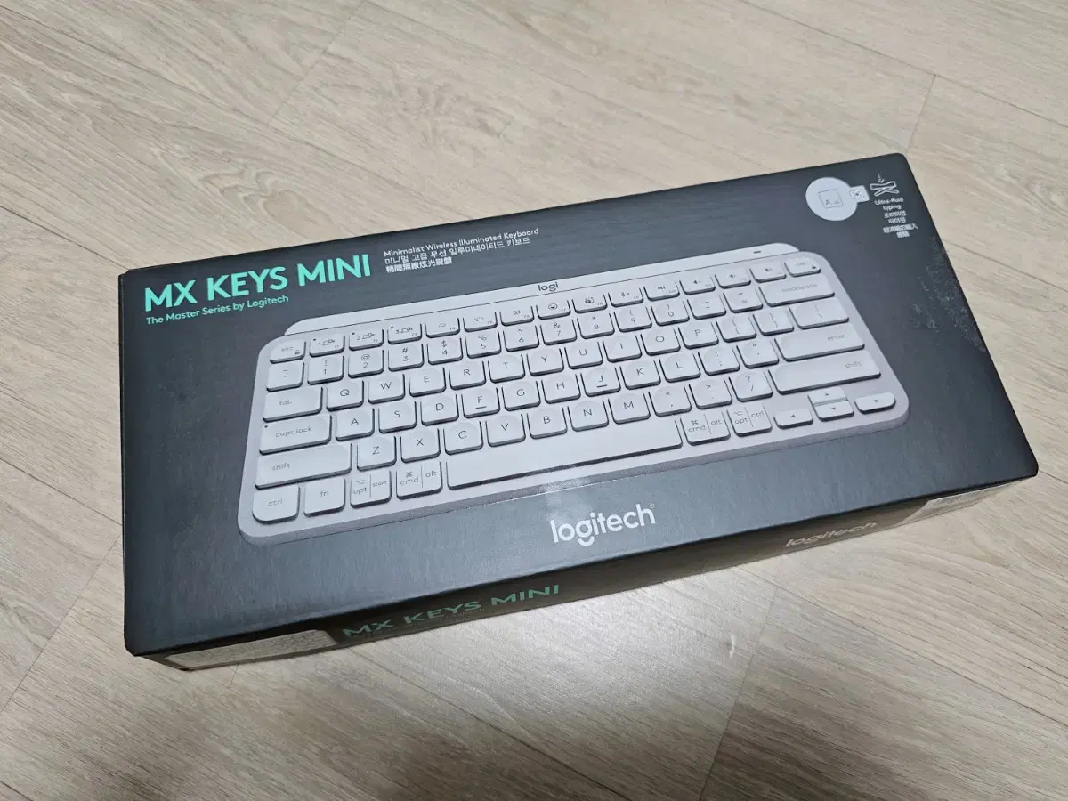 로지텍 MX Keys Mini 키보드 화이트 색상