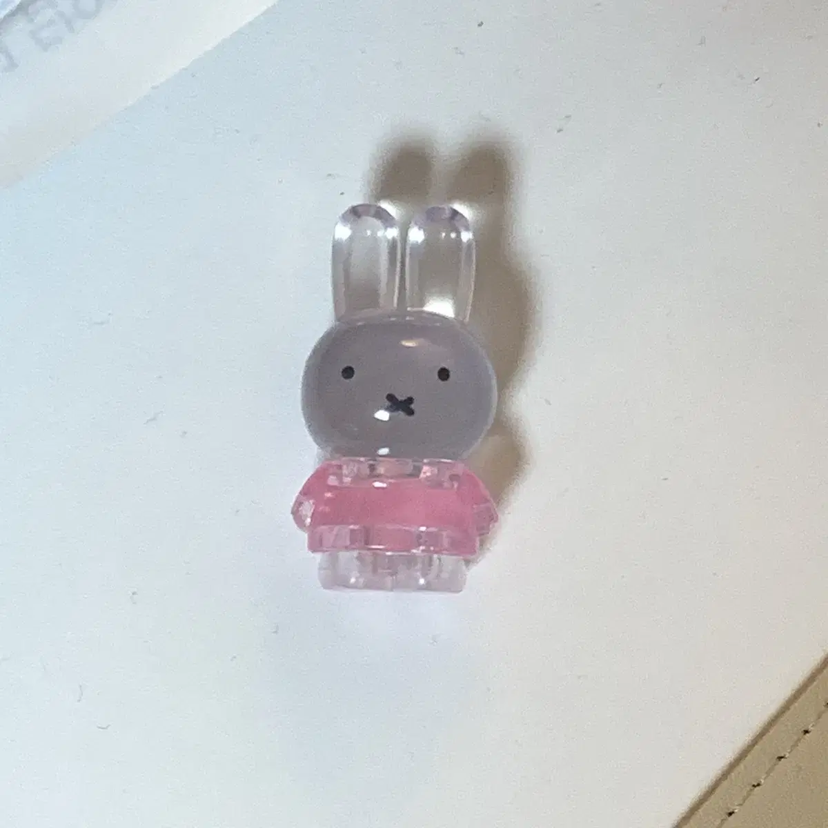 Miffy Transparent Figure (Pink)