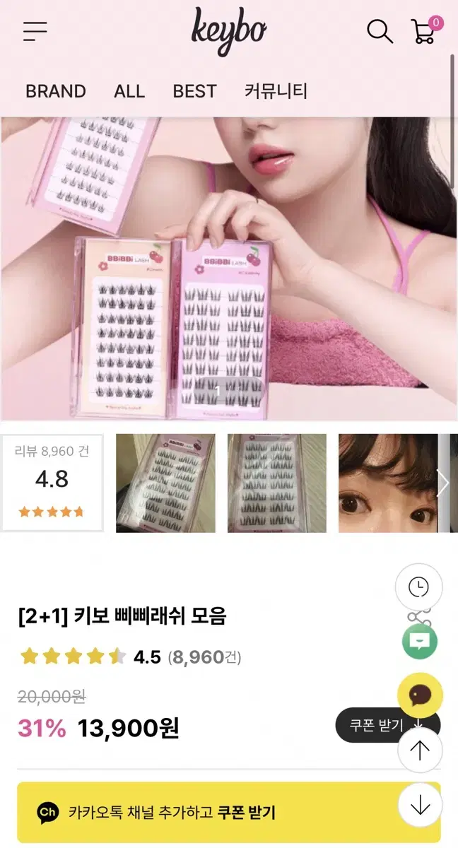 키보 삐삐래쉬 셀럽