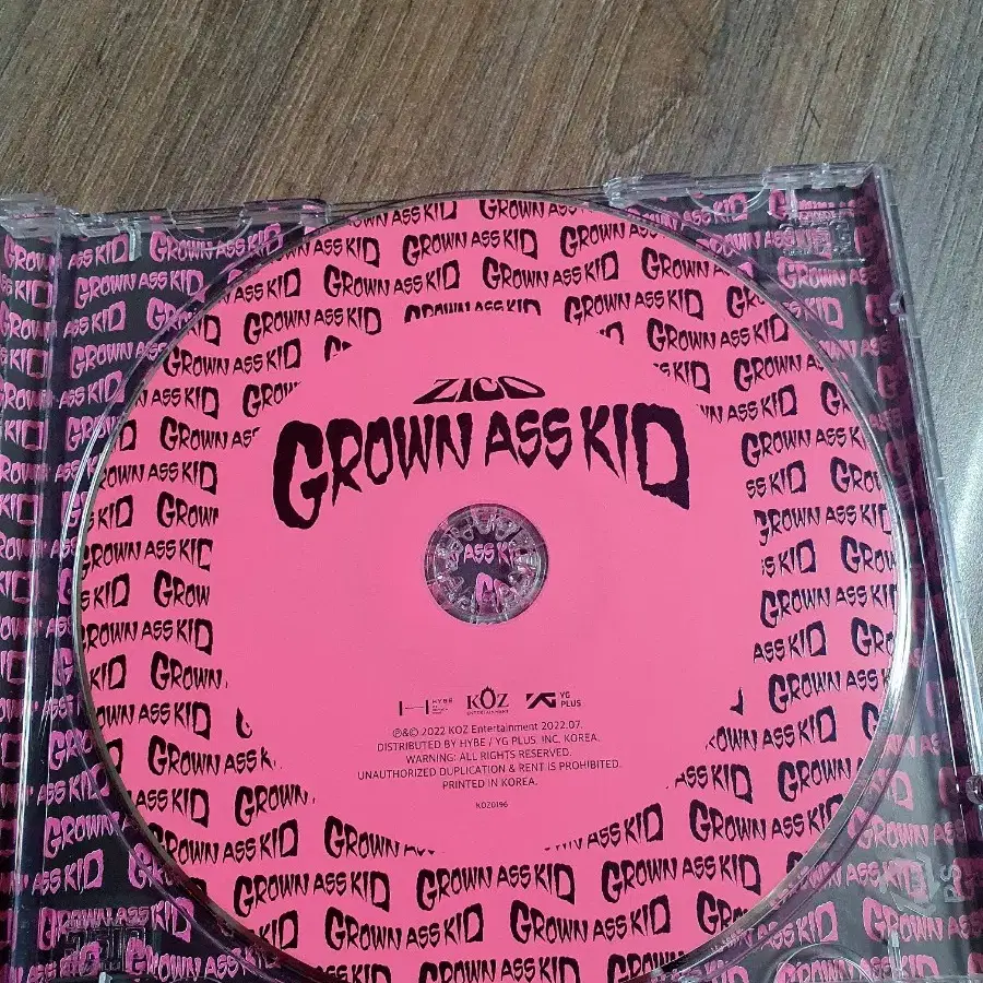 지코 GROWN ASS KID CD