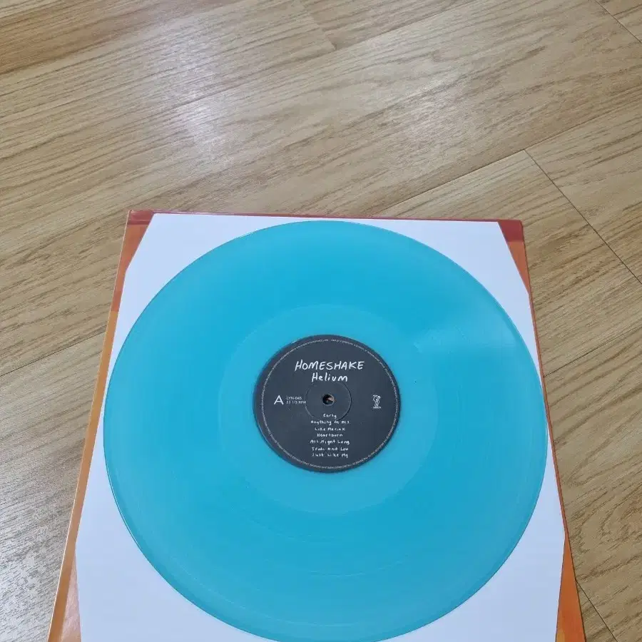 택포)Homeshake - Helium 아쿠아컬러 한정판 LP 개봉반