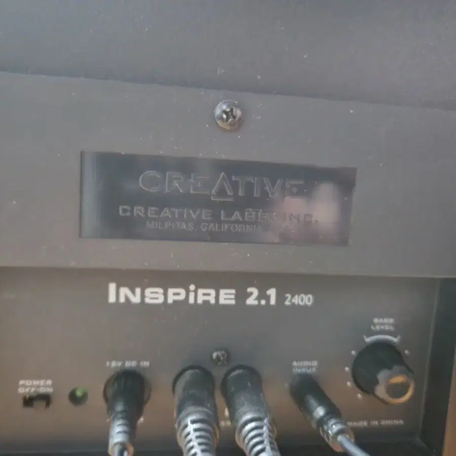 명품 Creative Inspire 2.1 2400 우퍼스피커 중고판매