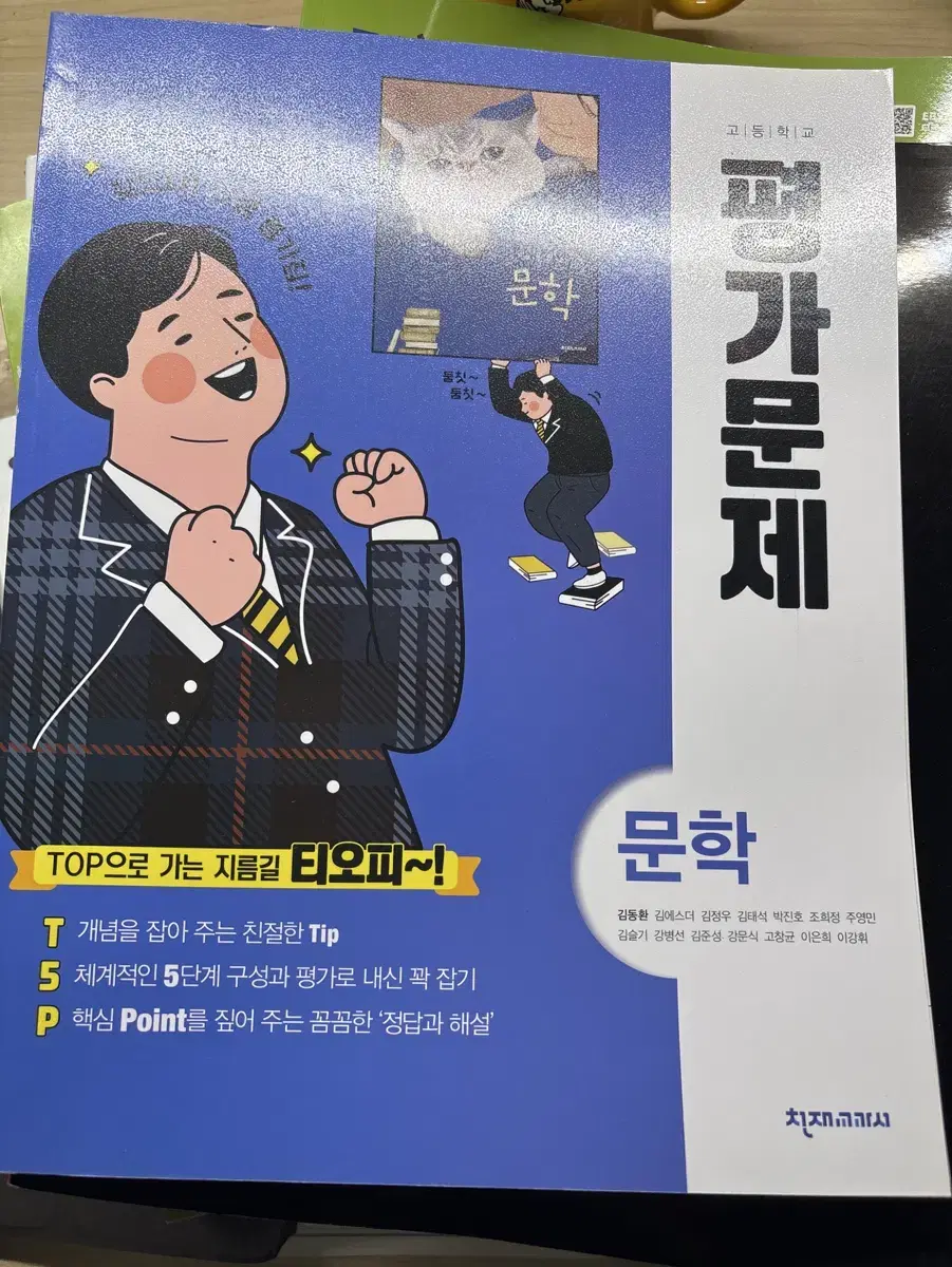 고등학교 문학 평가문제집 천재교육 문학