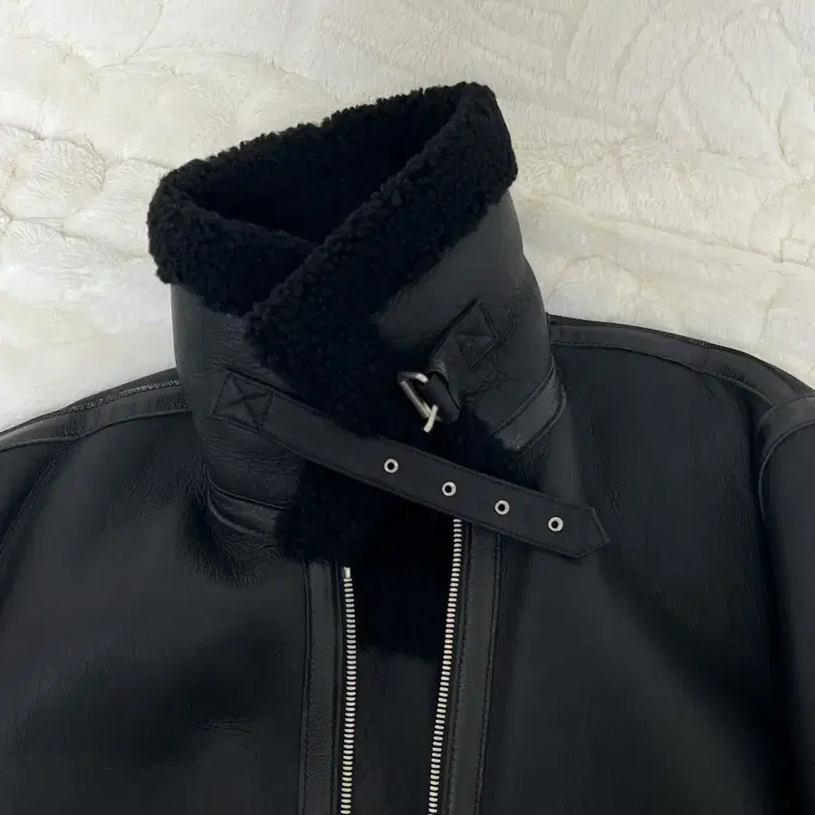 신흥사(현 딤스킨) soft shearling 무스탕 택달린 새상품