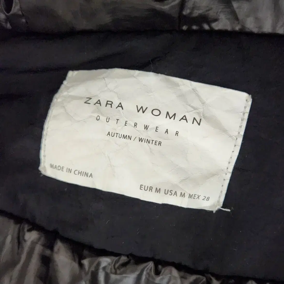 ZARA 자라 패딩 코트